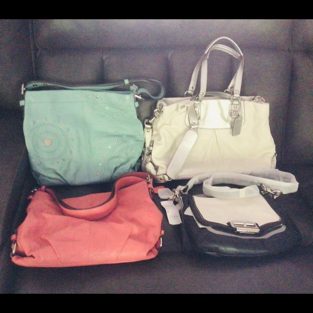 Coach bags galore! Looking for reasonable offers!